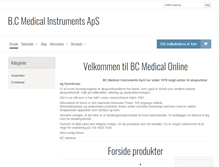 Tablet Screenshot of bc-medical.com